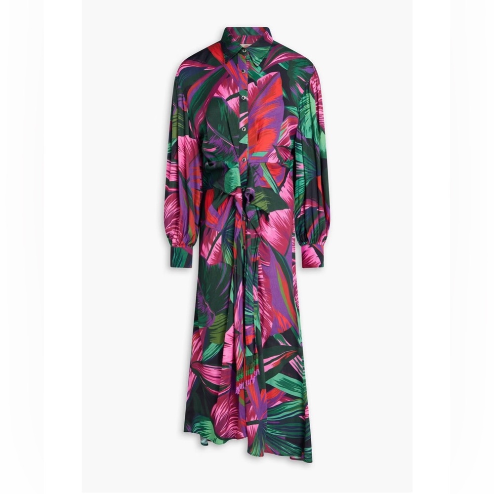 FARM Rio Vibrant Leaf Maxi Dress